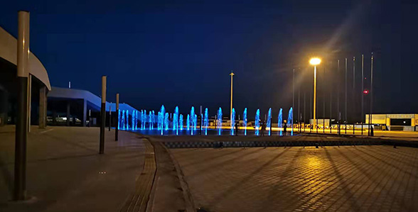 援柬埔寨體育場項目噴泉