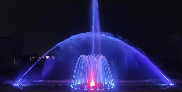 唐山遷安文化會(huì)館音樂噴泉