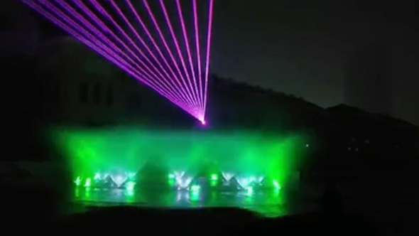 德州奧萊激光噴泉