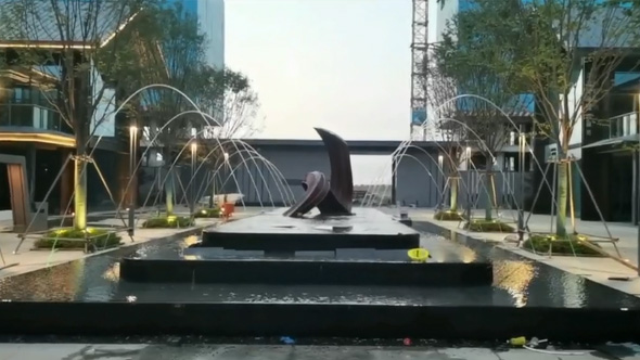 湖北荊州曲池跳泉跌水項目