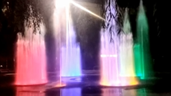 河北衡水中學(xué)音樂(lè)噴泉